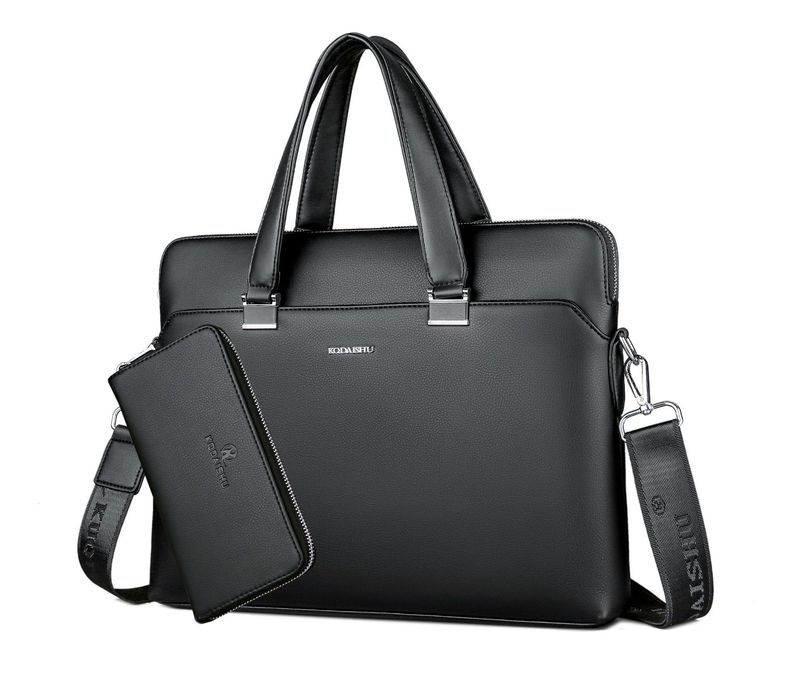 New Kangaroo Men's Handheld Crossbody Business Multifunctional Laptop Bag Direct Sale_voghion.com