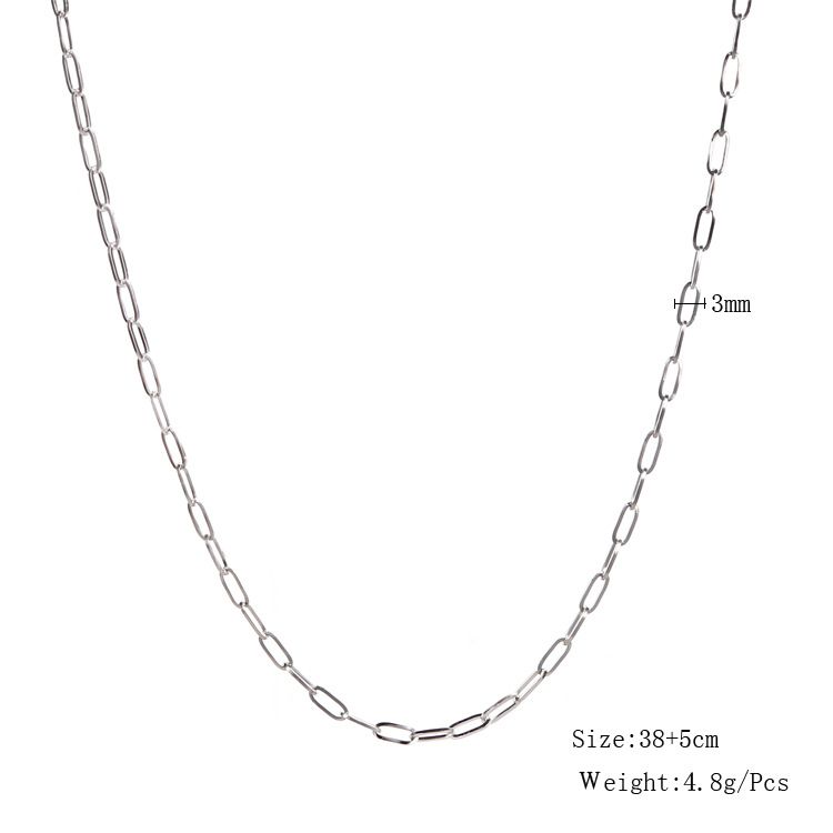 Gioielli di vari modelli, catena a croce, collana in acciaio inossidabile impermeabile, durevole e resistente allo sbiadimento_voghion.com