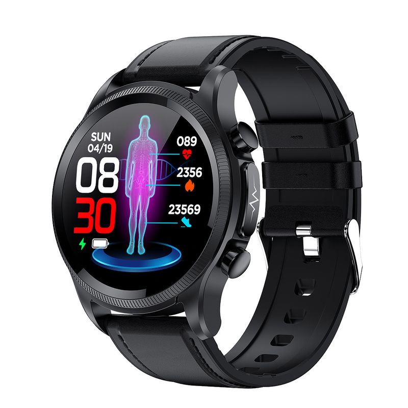 New E400 Smartwatch With Real-time Non-invasive Blood Glucose ECG+PPG Exercise Watch For Heart Rate, Electrocardiogram,_voghion.com