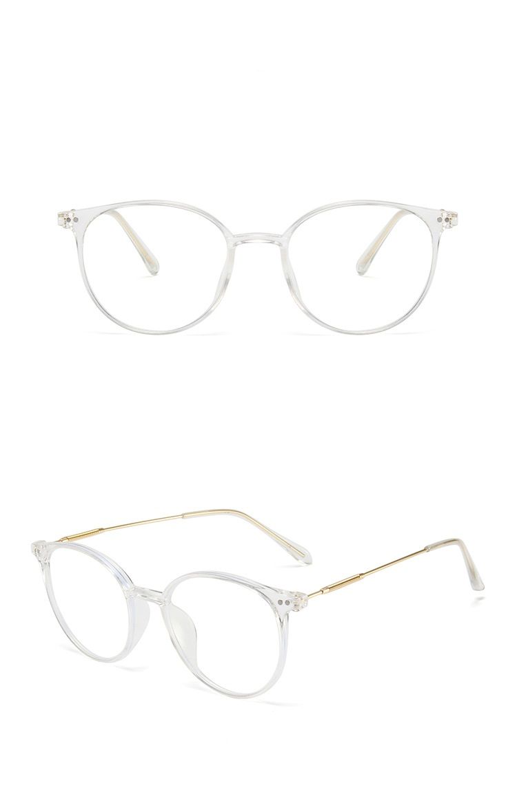 Männer und Frauen Runde Anti-Blau-Brille Computer-Rahmen Optische Linsen Neue Ankunft 2025_voghion.com