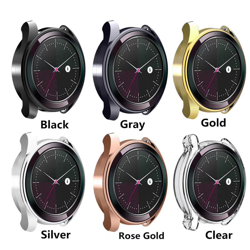 Ultra İnce Koruyucu Kılıf için Huawei İzle GT 42 MM Zarif 46 MM Aktif Yumuşak Hollow out İzle Kapak Koruyucu Tampon Kabuk_voghion.com