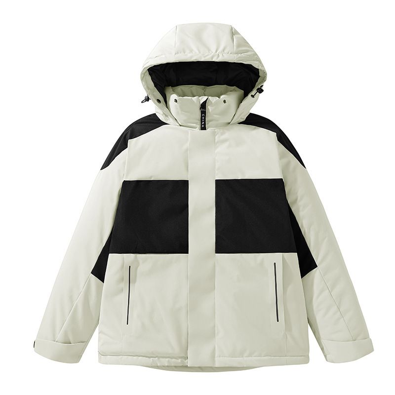 2025 Color-Block-Jacke für Männer und Frauen, neue kältebeständige Graphen-Wärmedämmungs-Baumwolljacke, winddicht und_voghion.com