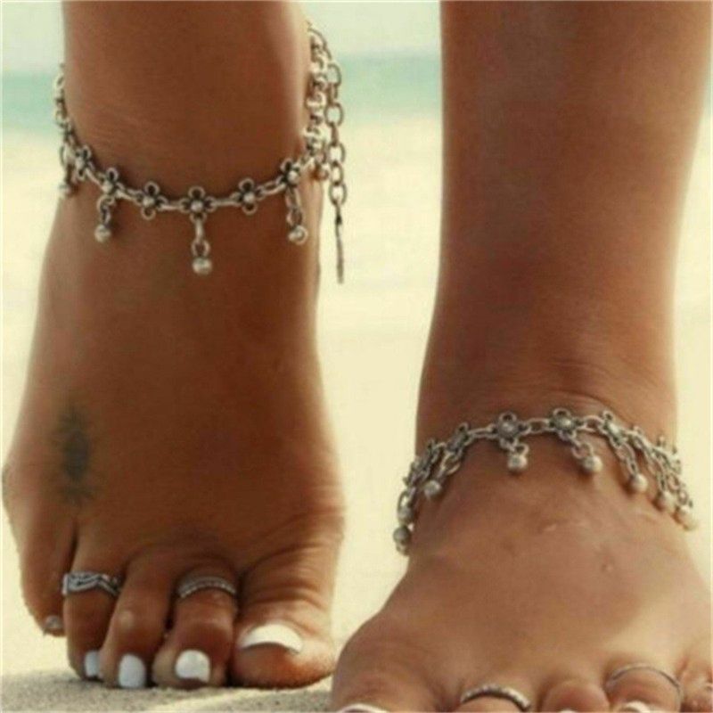 Neu Bohemian Ethnic Style Sommer Strand Gewebte Sonne Fußkettchen Für Frauen_voghion.com