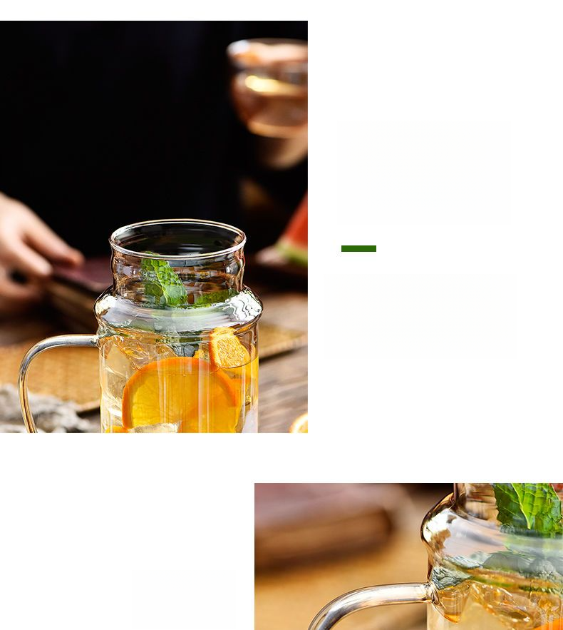 Heat-resistant High Borosilicate Large Capacity Single-person Drinking Glass Cup Office Student Personal Use Cold Water_voghion.com