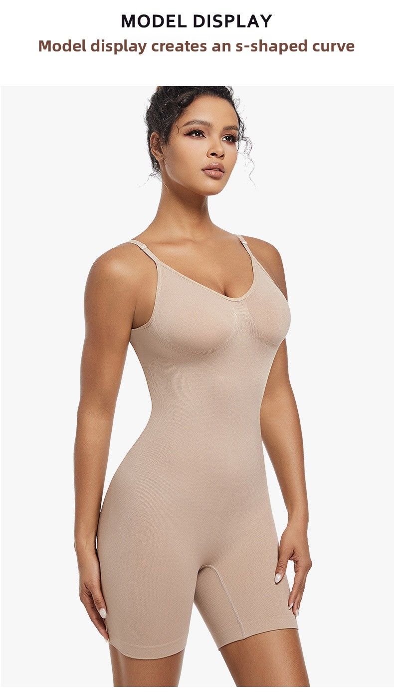 One-Piece Shapewear For Women, Sexy Backless Base Layer, Plus Size Body Shaping Tight Waist Trainer_voghion.com