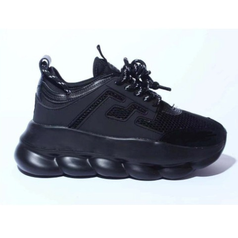 Chaussures de sport décontractées à chaîne pour papa, chaussures hautes à semelle épaisse pour hommes et femmes, 2020_voghion.com