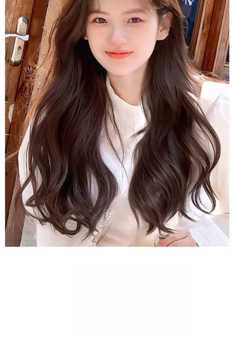 Parrucca da donna con capelli lunghi e ricci, pezzo unico, alto livello, francese, riccio, soffice, aumento invisibile, pezzo di estensione dei capelli senza soluzione di continuità_voghion.com