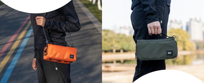 Borsa telaio ROCKBROS, borsa bicicletta, borsa tubo superiore, disponibile in 6 colori, con tracolle_voghion.com