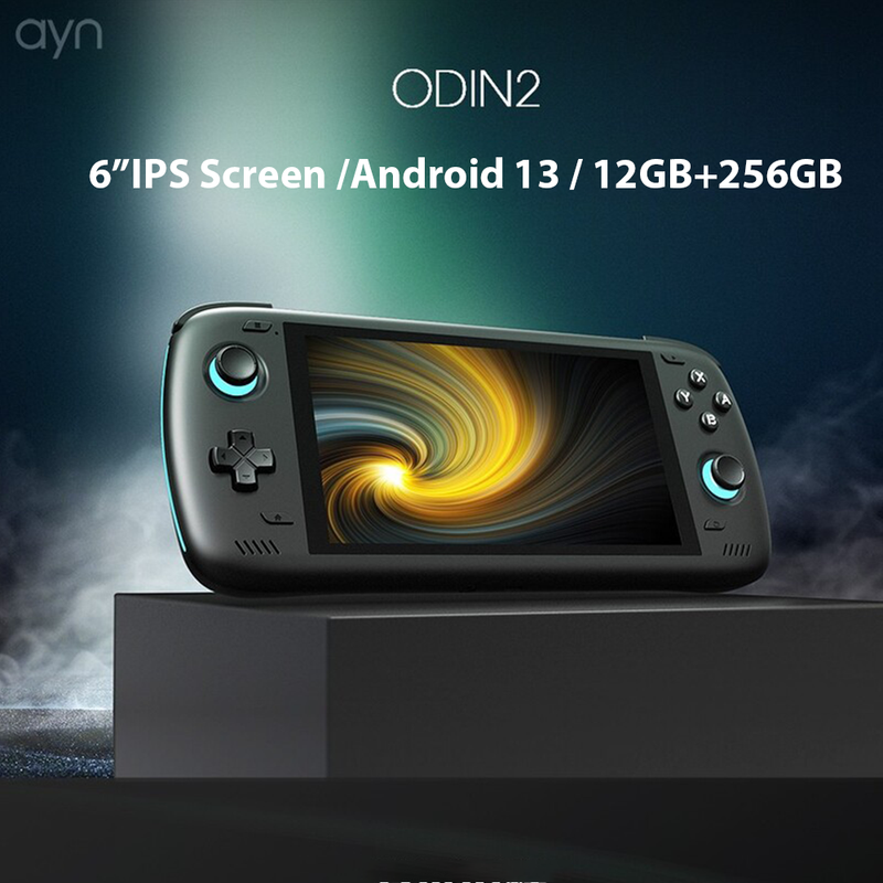 Console de jeux portable AYN Odin 2 Pro, 12 Go, 256 Go, Android 13, écran tactile IPS 6 pouces, 8 gen 2, batterie 8 000 mAh, Wi-Fi 7, Bluetooth_voghion.com