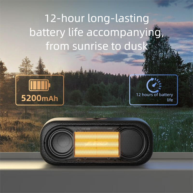 F&D RW20 Bluetooth Outdoor Camping Portable TF Card Slot Car Computer Payment Heavy Bass High-Quality Small Speaker_voghion.com