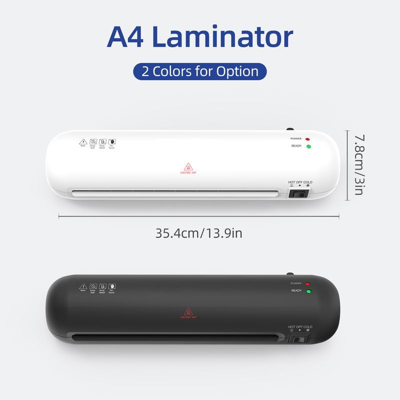 Desktop Lamior hine A4 230mm Hot and Cold Lamiion with Paper Cutter Trimmer Rounder Hole Puncher Binding Hoop Laminator_voghion.com