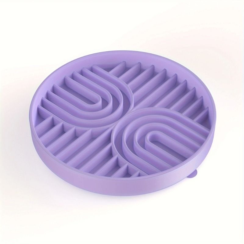 Pet Slow Food Plate Slow Feeder Disperses Attention, The Perfect Paving Mat Is Suitable For Snacks, Food, Peanut Butter & Yogger_voghion.com