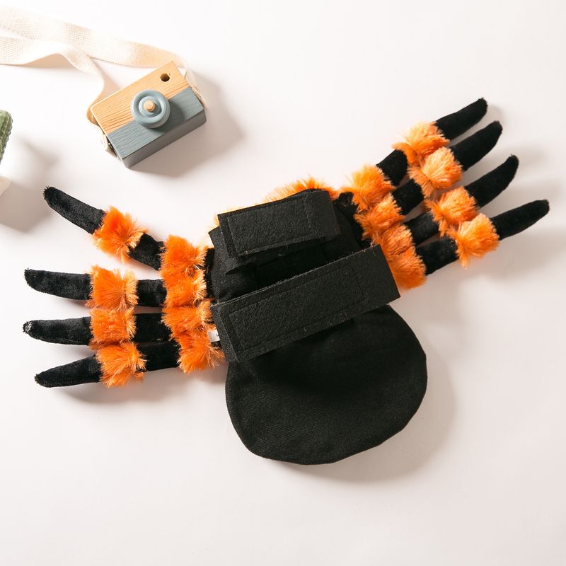 Nuovo costume divertente per Halloween da trasformare in un ragno dagli occhi rossi di peluche_voghion.com