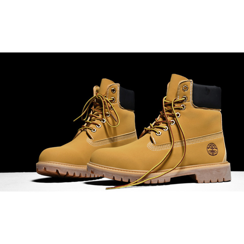 New Fall Outdoor Trend Retro Workwear Hiking Plus-size Mid-top Brown Pigskin Martens For Men_voghion.com