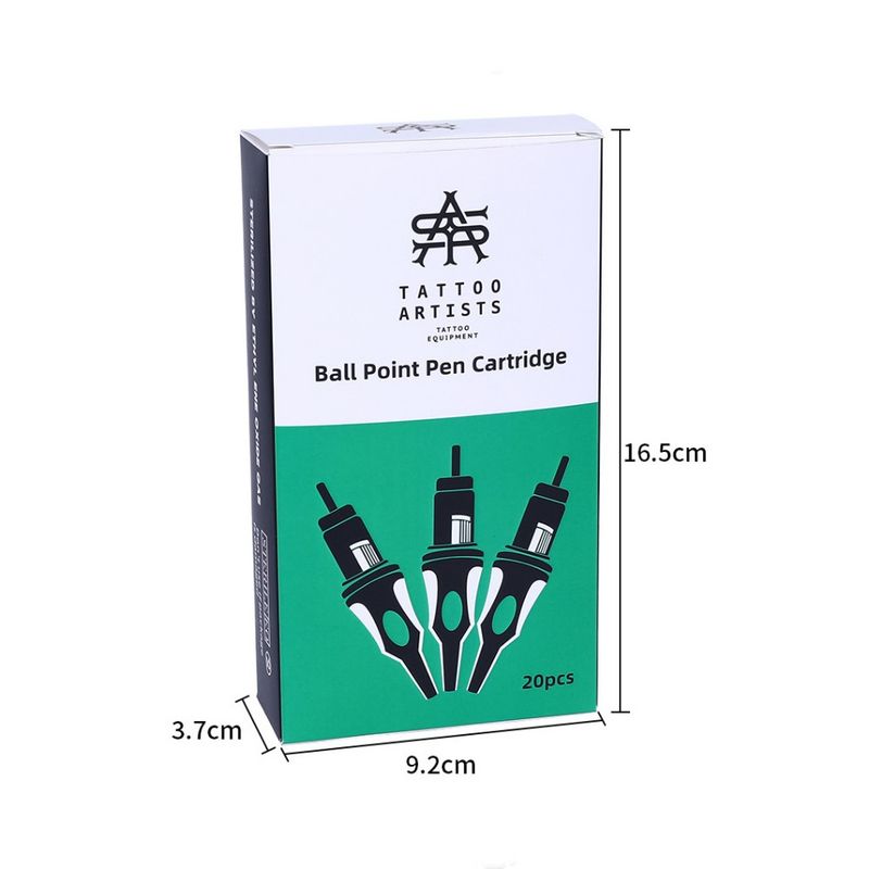 the Hottt of year 20pcs Integrated Ballpoint Pen Disposable 5 Colors Universal Tattoo Drawing Practice Cartrid 70% discount_voghion.com