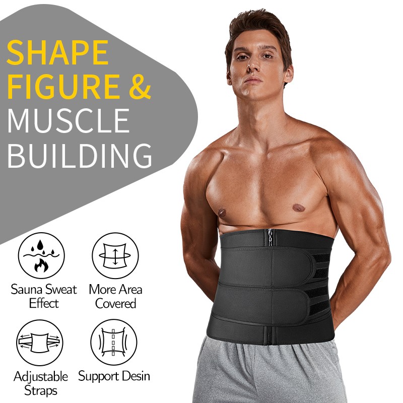 Derékformáló férfiaknak Cincher fűző fogyáshoz karcsúsító öv edzés testformáló Fiess zsírégető sportöv_voghion.com