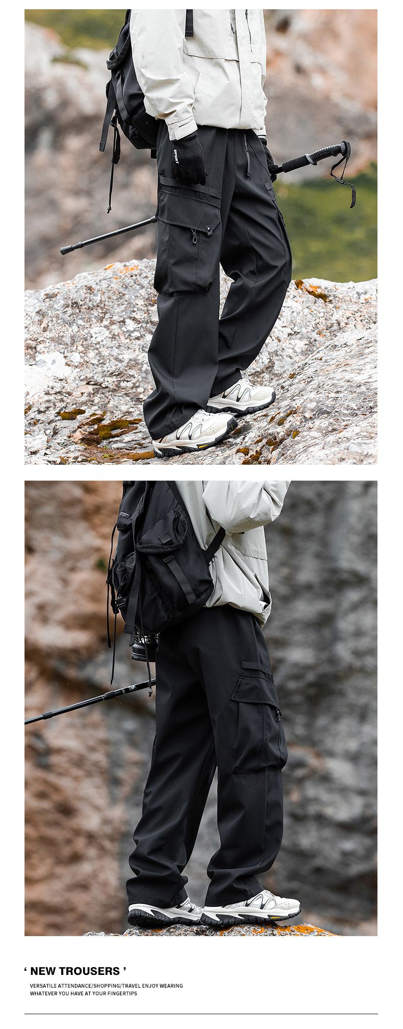 Herenkleding Trendy Nieuwe Functionele Wind Snel Droog Waterdichte Aanvalsbroek Mountain Series Outdoor Vrijetijdskleding Werkkleding Broeken Heren_voghion.com