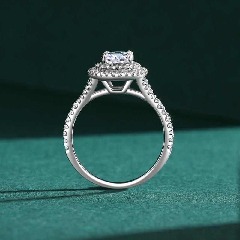 Tancise Anello in argento con zirconi classici Gioielli da donna Promessa di nozze Regalo per feste_voghion.com