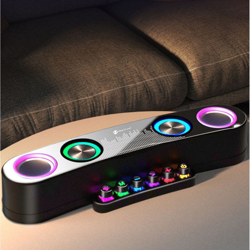 E-Sports Bluetooth Subwoofer Hoogwaardig geluid Groot volume Computer Desktop Speaker Sfeervolle lichtluidspreker_voghion.com