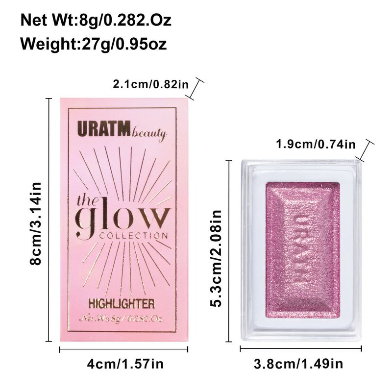 Bronzers & Highlighters Single Color Blush Rouge Highlight Powder Naturally Brightens Glitter Pearlescent Three Dimensional Powder New Product_voghion.com