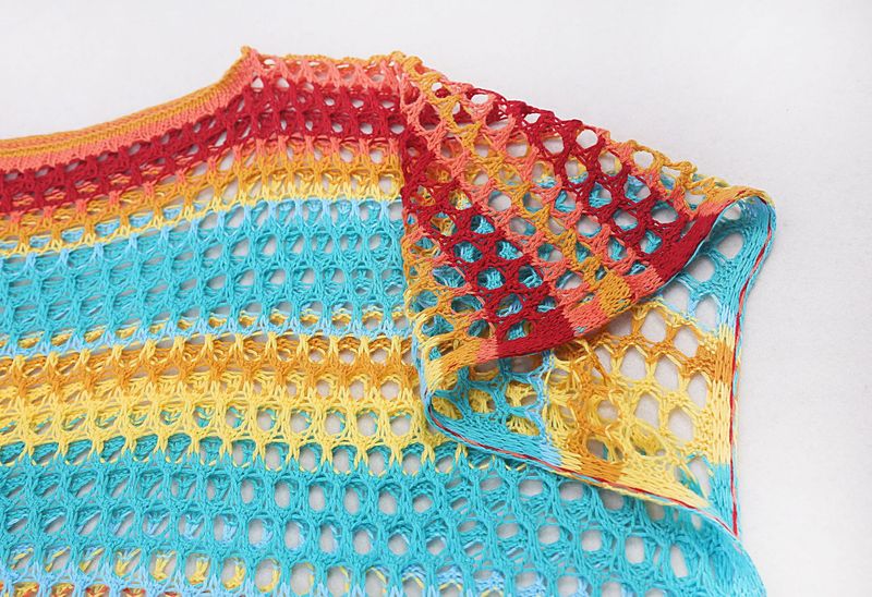 Women's Crochet Fringe Beach Cover Up Short Kimono Bikini Wrap Swimwear Sheer Summer Vacation Boho Chic_voghion.com