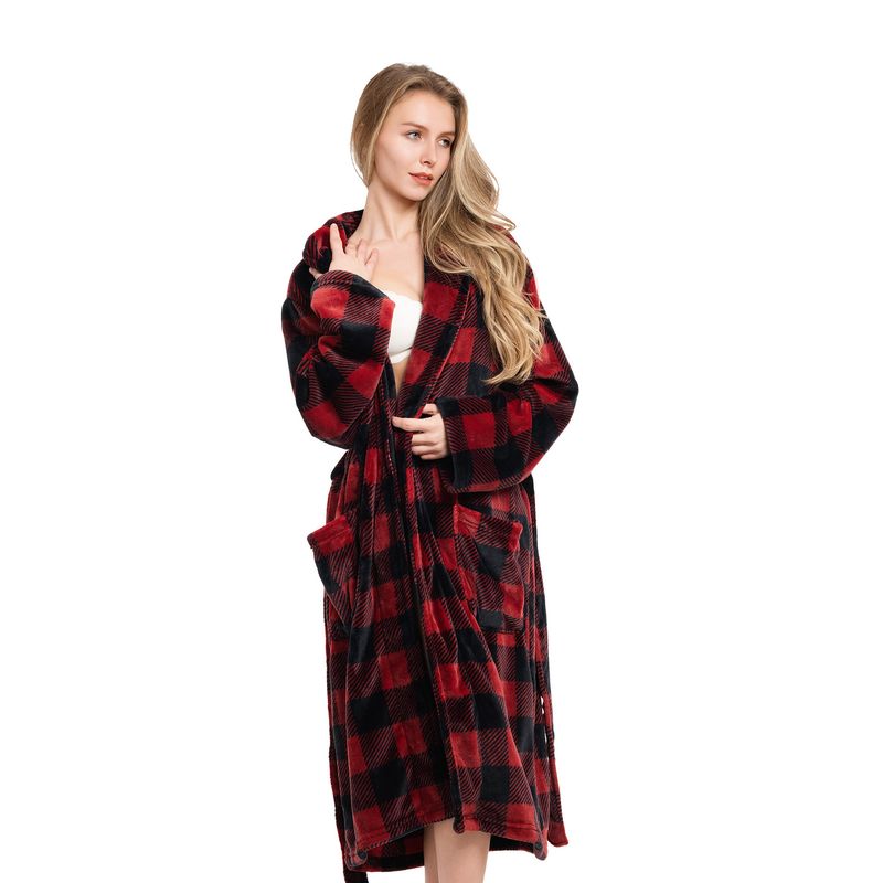 Women's Home Loose And Comfortable Clothes Solid Color Velvet Pajamas_voghion.com