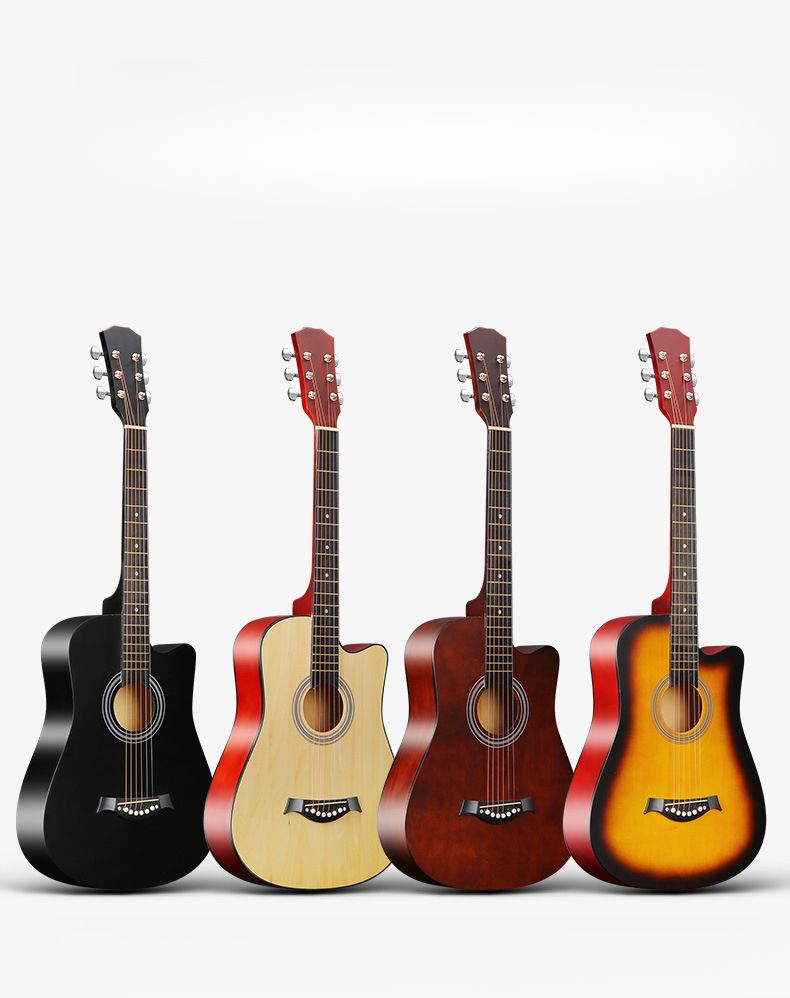 Chitarra per principianti in tiglio liscio da 38 pollici e 41 pollici_voghion.com