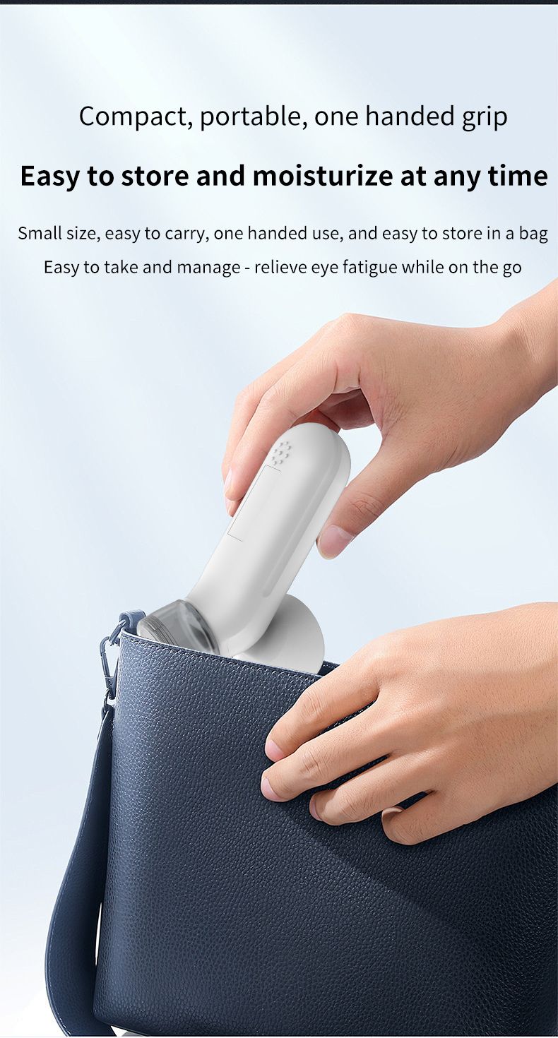 Eye Massager Double Rechargeable Rehydrate Eye Sprayer to Relieve Dry Eyes and Moisturize Face, long lasting battery Steam Moisturizing Eyes_voghion.com