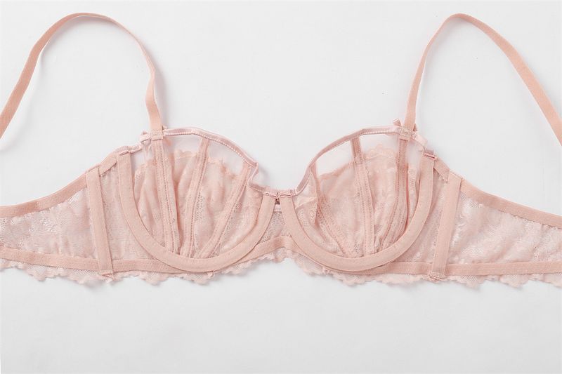 Completo intimo anti-cedimento da donna, reggiseno ultra sottile per seno grande e piccolo_voghion.com