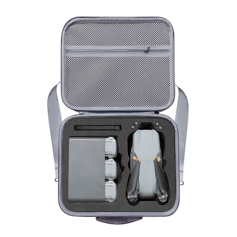 for DJI 3S Storage Air 3 Drone And Accessories Travel Shoulder Organizer Bag Gray_voghion.com