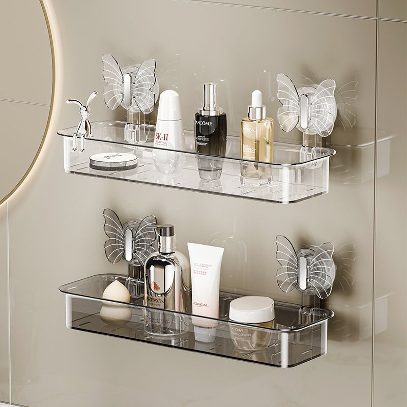 Badezimmer-Saugnapf-Rack, kein Stanzen, Aufbewahrungsbox, Badezimmer, Wand-Waschtisch, Kosmetik-Aufbewahrungsregal_voghion.com