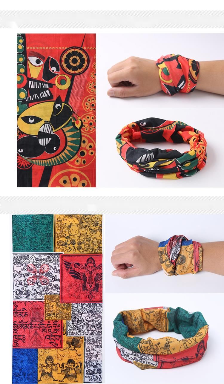 Lot de deux foulards magiques respirants et légers pour l'extérieur, à séchage rapide, pour homme et femme_voghion.com