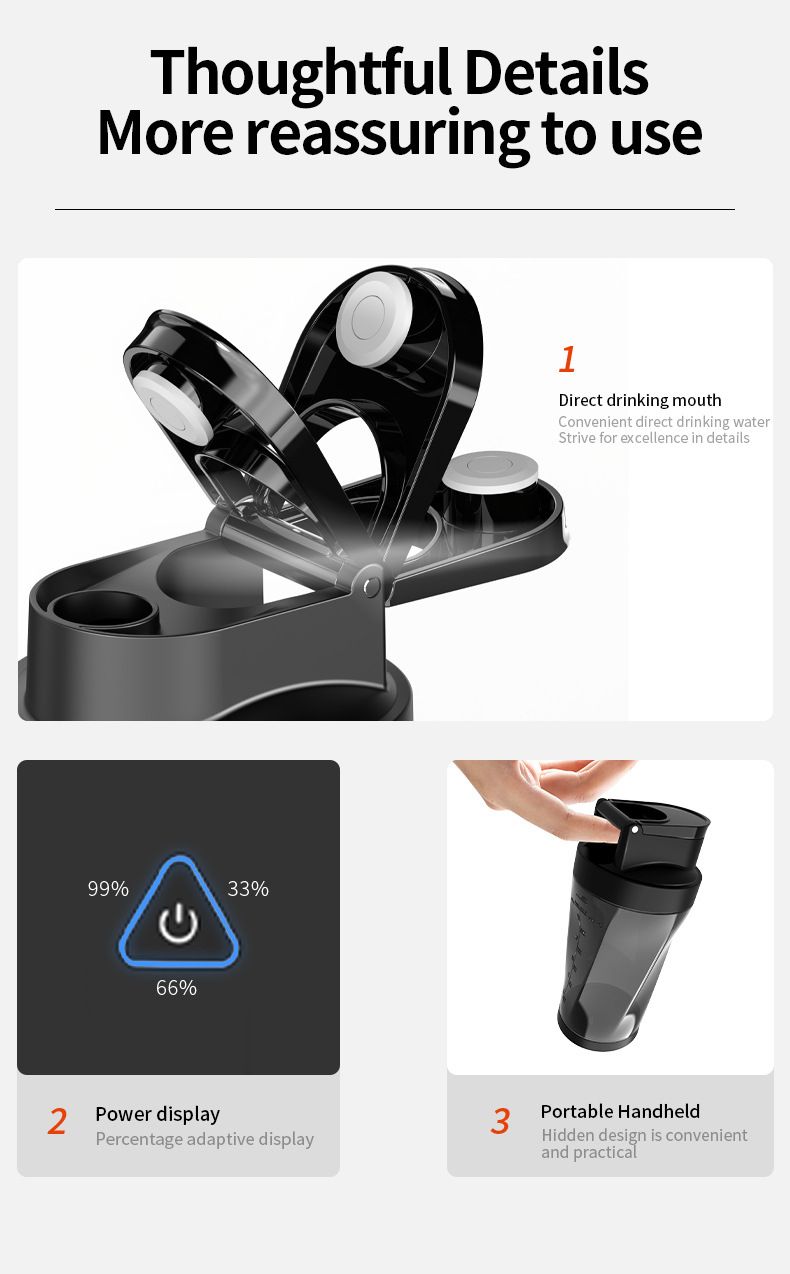 Neu Mixer Große Kapazität Portable Tasse Starke Leistung Ice Crushing_voghion.com