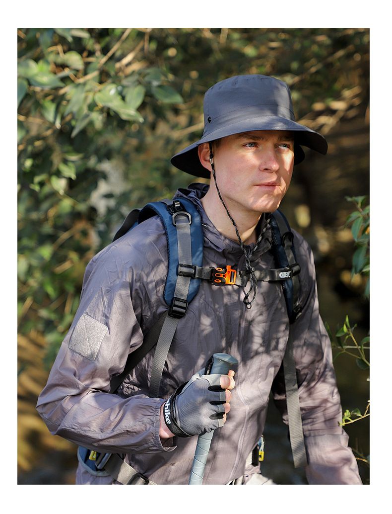 Packbarer Outdoor-Bucket-Hut für Herren – Schnelltrocknend, LSF 50+ und atmungsaktiv für Wandern, Angeln und Sommerabenteuer_voghion.com