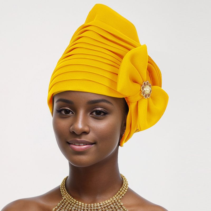 New Multi Layer Discount Side Decorative Beads Bow Ethnic Hat Indian Hat African Hat Source Factory_voghion.com