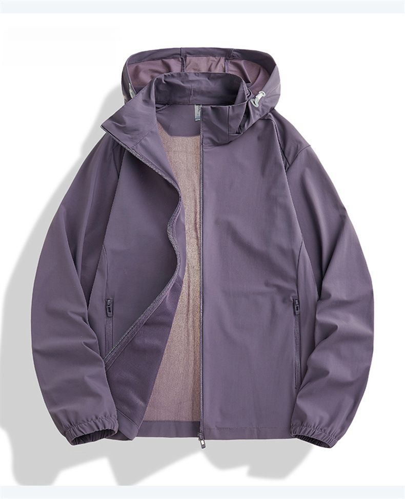 Summer Couple Ice Silk Sunscreen Clothes Cool And Breathable Versatile Jacket Men's And Women's Light And Thin Breathable Outdoor Sunscreen Clothes_voghion.com