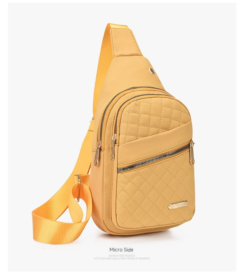 Sac de poitrine rétro minimaliste, nouveau fil brodé multicouche, sac à dos de poitrine de grande capacité, sac à bandoulière de loisirs en plein air pour hommes et femmes_voghion.com