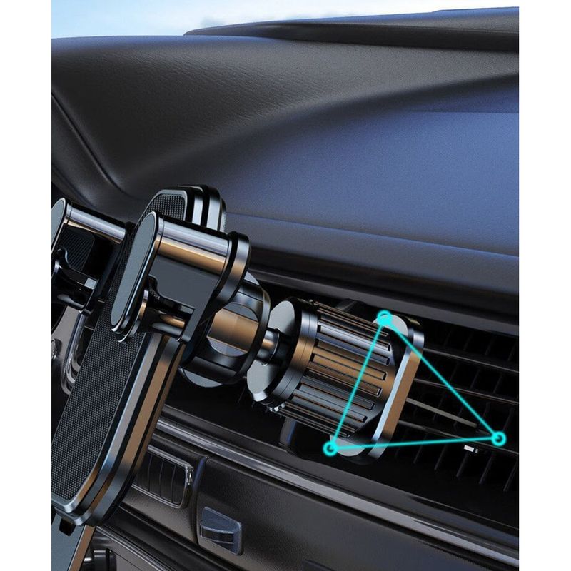 Soporte universal para teléfono con sistema de navegación para coche, Didi Ride-Hailing, ventilación, rotación horizontal, vertical y diagonal._voghion.com
