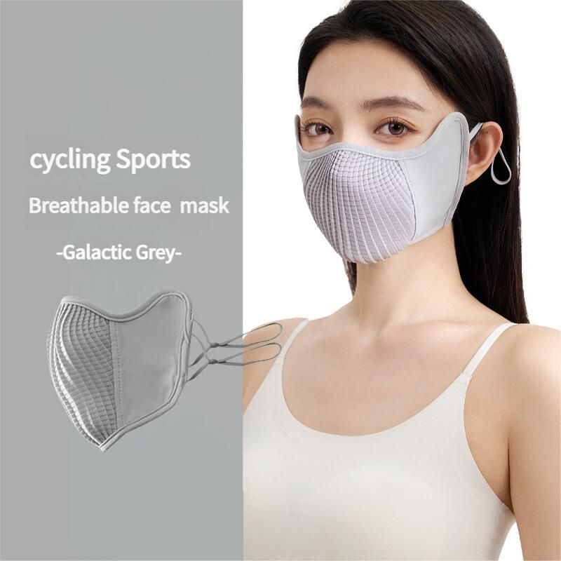 Maschera da ciclismo per uomo e donna, protezione solare UV, adatta per bici da strada, alpinismo, maschera in seta ghiacciata, indossabile con occhiali_voghion.com