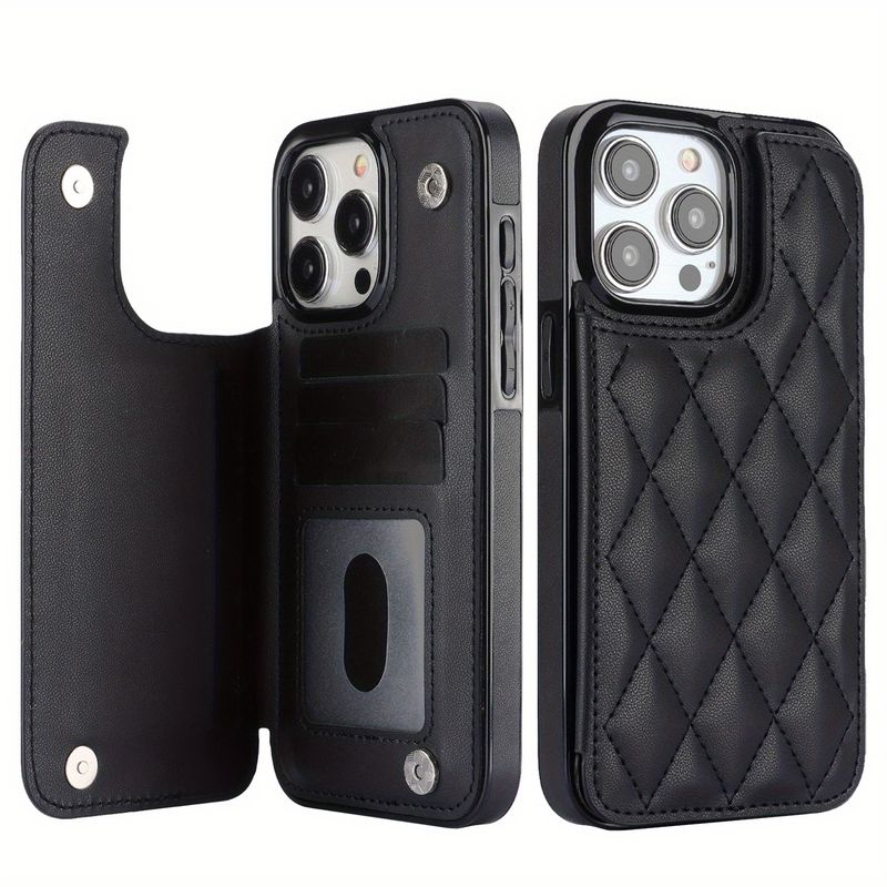 Card Slot, Stand Cover, Shockproof Protection - Compatible with  15, 14, 13, 12 Mini, 11 Pro, X, XS Max, XR, 8, 7, SE, 5G (2023, 2020) Models_voghion.com