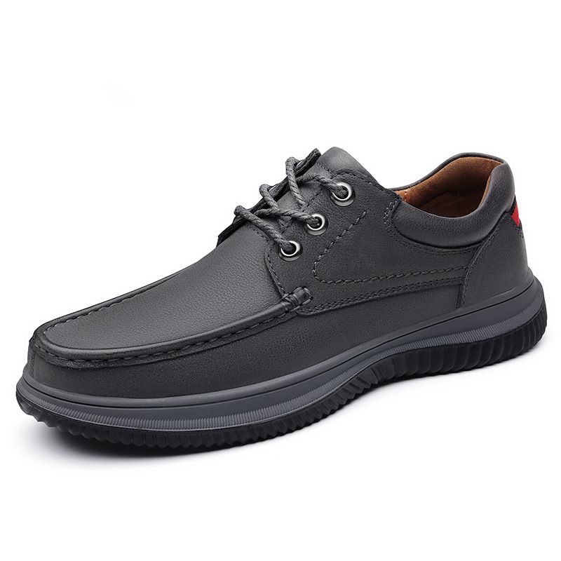 Herren-Lederschuhe, Leder-Freizeitschuhe, Herrenschuhe für breite Füße, Schuhe für breite Zehen, reine Outdoor-Reiseschuhe, weich_voghion.com