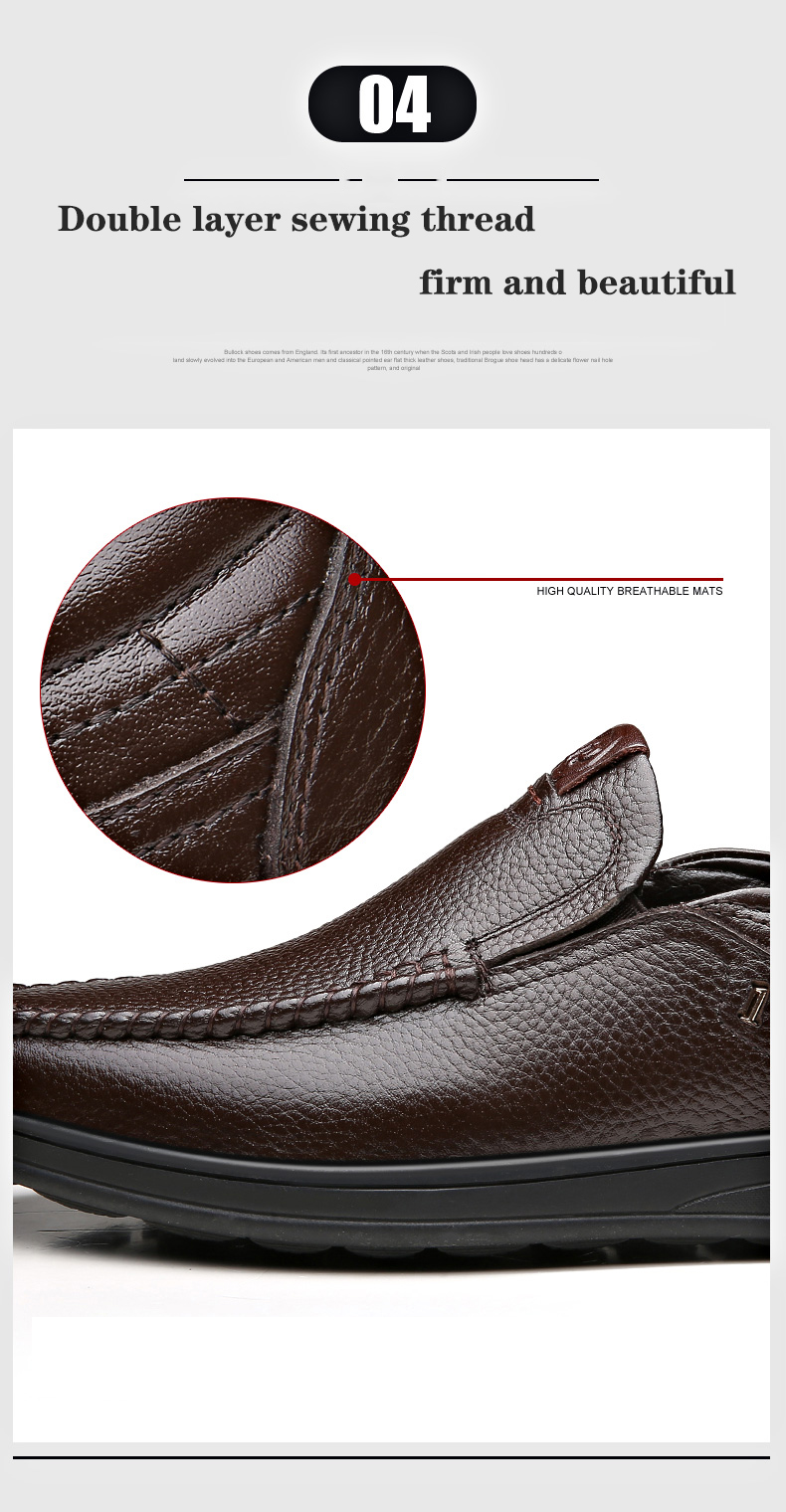 Erkek Modası İngiliz Stili Klasik Rahat İnek Derisi Siyah Sıcak Satış Nefes Alabilir İş Slip-on Erkek Deri Ayakkabı Büyük Beden_voghion.com