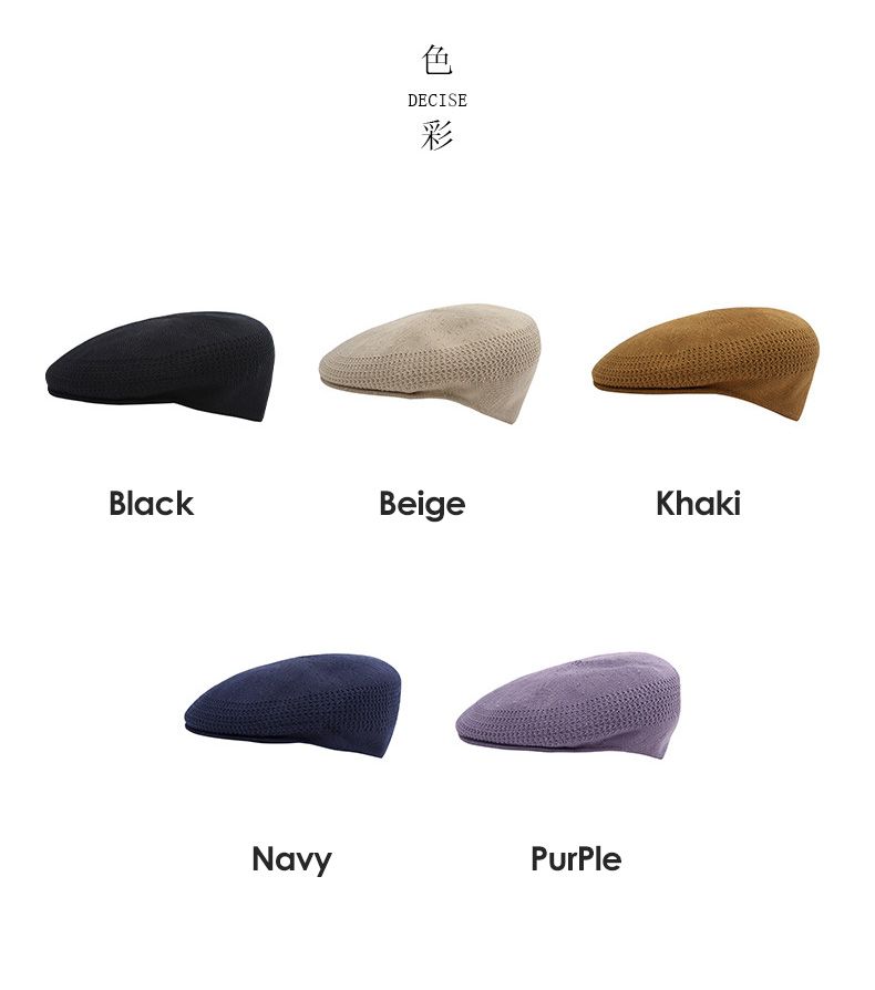 Mode Neue Mode für Frauen Männer Klassische Baskenmütze Elegante Dame Casual Hut Baumwolle Baskenmützen Zeitungsjunge Achteckige Maler Hüte_voghion.com