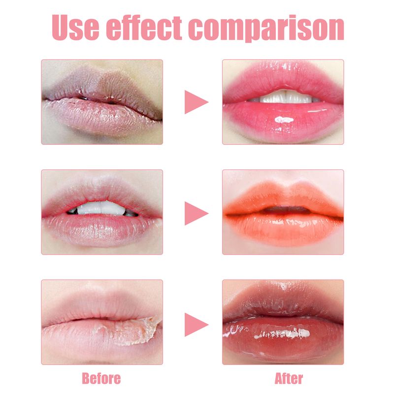 EELHOE Volumizing Lip Glaze Volumizing Lip Care Desalting Lip Lines Hydrating Hydrating Glass Lip Gloss Oil_voghion.com