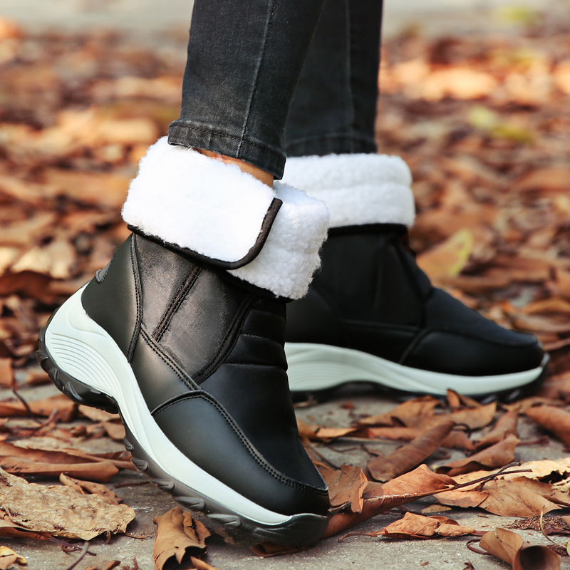 HZCL New High-top Cotton Shoes With Suede Warm Women's Shoes And Long-barreled Snow Boots In Winter_voghion.com