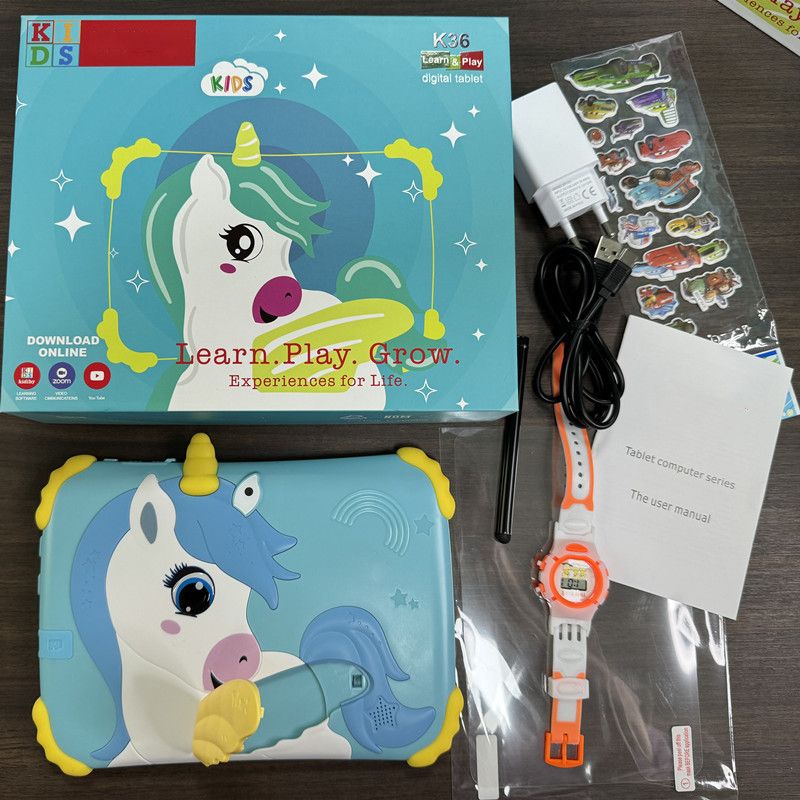 7-Zoll-Kinder mit IWAWA, Android 10 Lernen intelligente Nachhilfemaschine, Tablet-Stärke_voghion.com