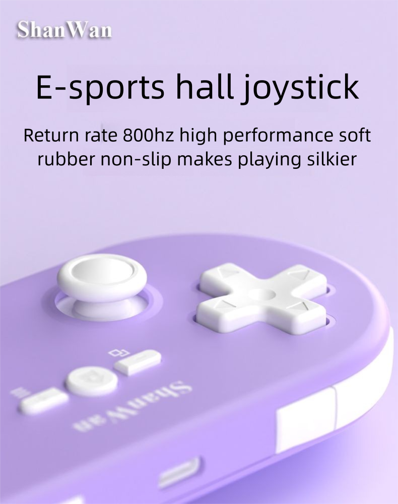 Controller Shanwan Q37 Mini Arcade Game Computer Android Wireless Bluetooth PC portatile Hall_voghion.com