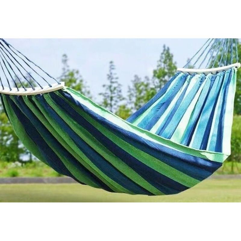 Anti-Tip Portable Camping Home Use Adult Outdoor Nap Children's Net Hammock Tied To Tree_voghion.com