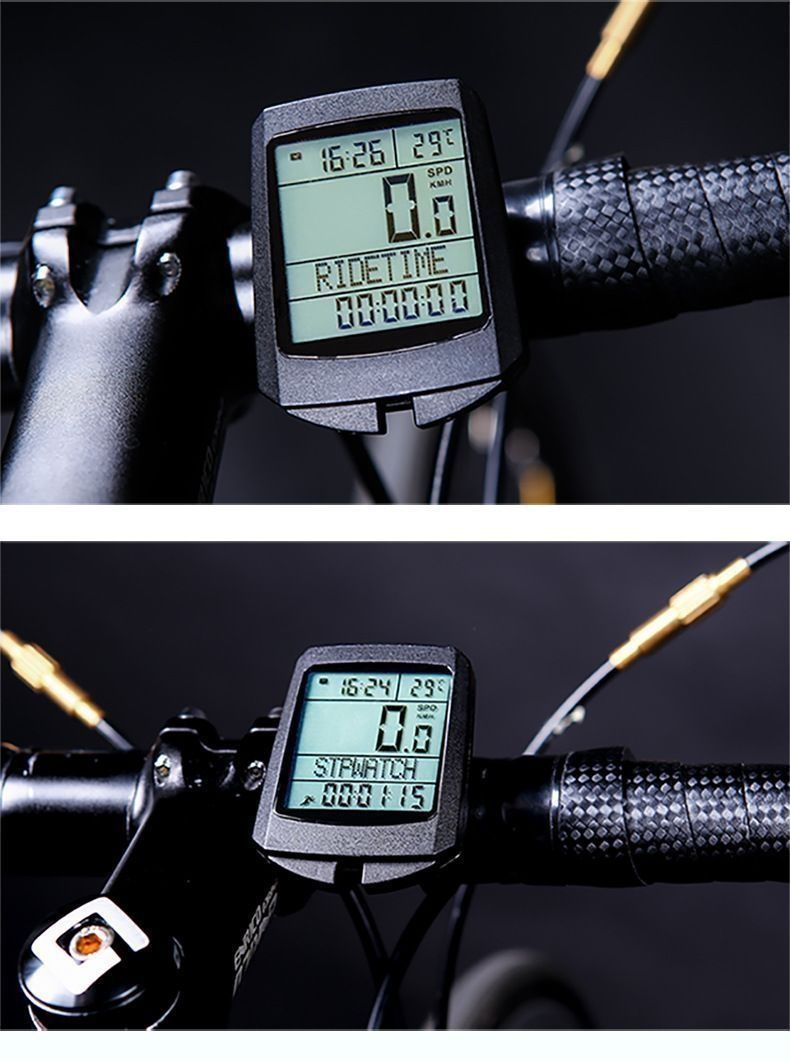 Neues Modell Five Nations Mountainbike Fahrrad Tachometer Fahrradcomputer Englisch_voghion.com