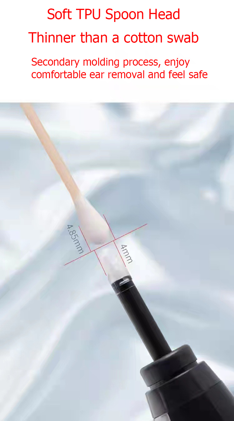 Smart Ohr Reiniger Drahtlose Gehörgang Reinigung Massagegerät Kinder Erwachsene Ohr Picking Werkzeug LED Beleuchtung Ohr Picking Löffel_voghion.com